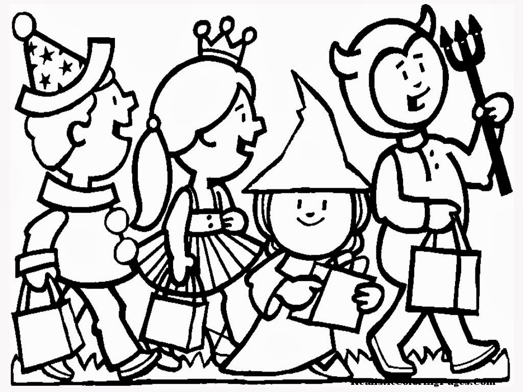 Halloween Coloring Page 1024x768 Halloween Coloring Page