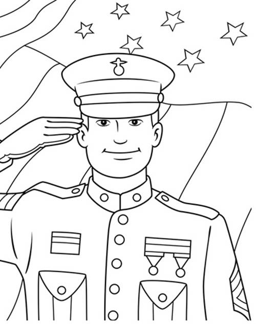 500x633 Veterans Day Coloring Pages, Happy Veterans Day Activities For Kids