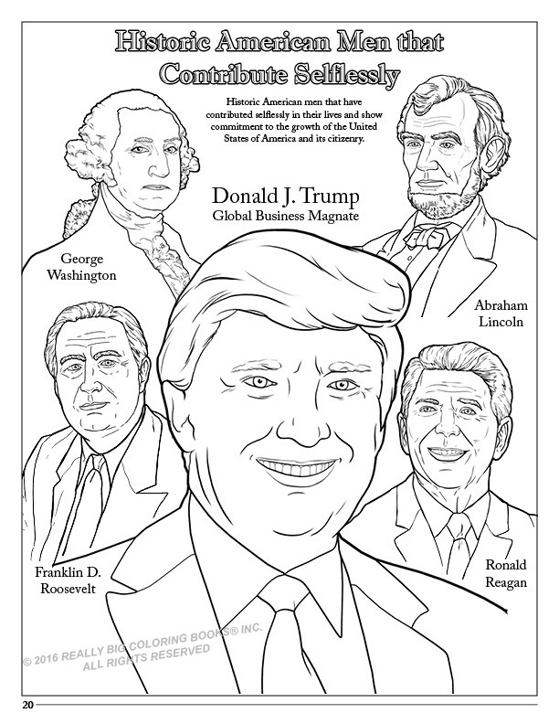 612x792 Presidents Day Coloring Pages