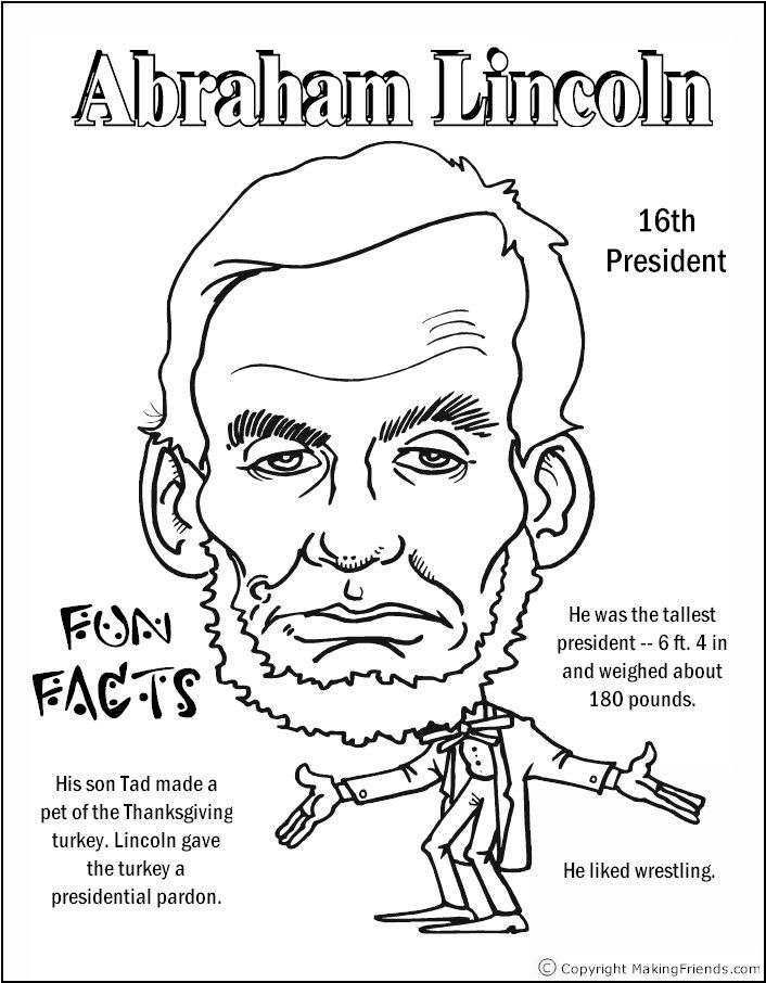 706x906 Abraham Lincoln Coloring Page Printable Lincoln Project