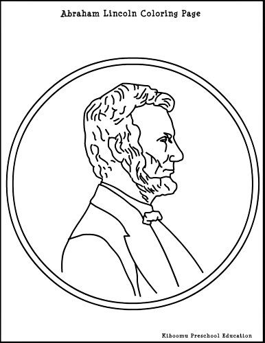 386x500 Abraham Lincoln Presidents Day Coloring Page For Kids! Here'S