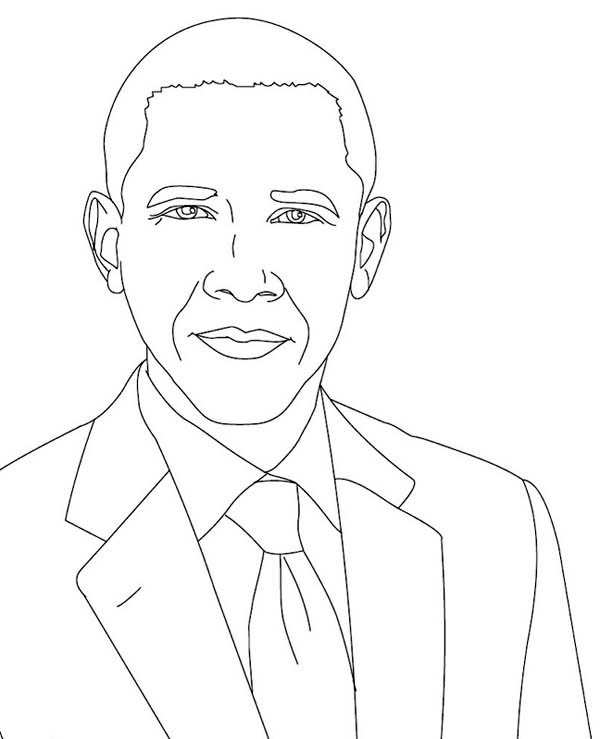 Chic Design Barack Obama Coloring Pages For Kids Printable 600x739 Chic Design Barack Obama Coloring Pages For Kids Printable