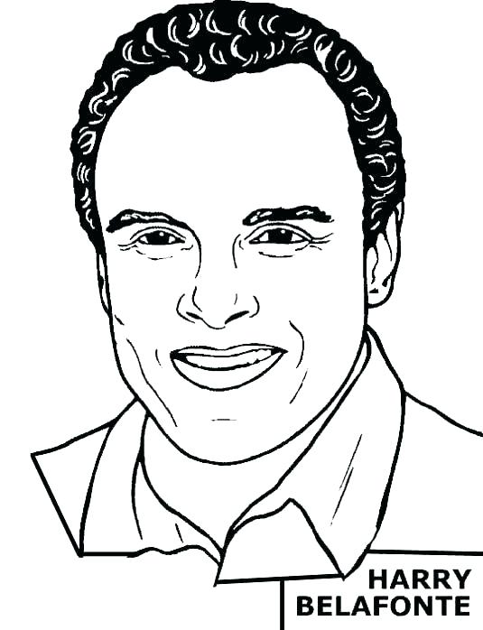 President Obama Coloring Page 535x698 President Obama Coloring Page