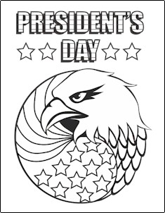 President's Day Coloring Page 235x302 President's Day Coloring Page