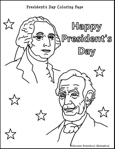 Presidents Day Coloring Pages Preschool at GetColorings.com | Free ...