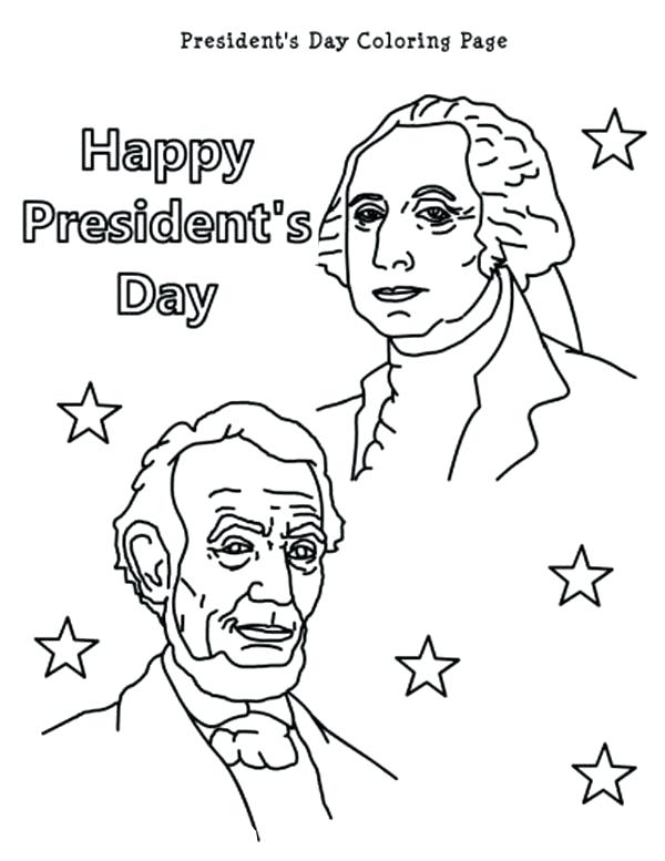 Presidents Day Coloring Pages Printable 600x777 Presidents Day Coloring Pages Printable