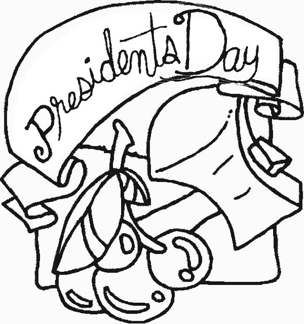 600x639 Happy Presidents Day For All Us Citizens Coloring Page
