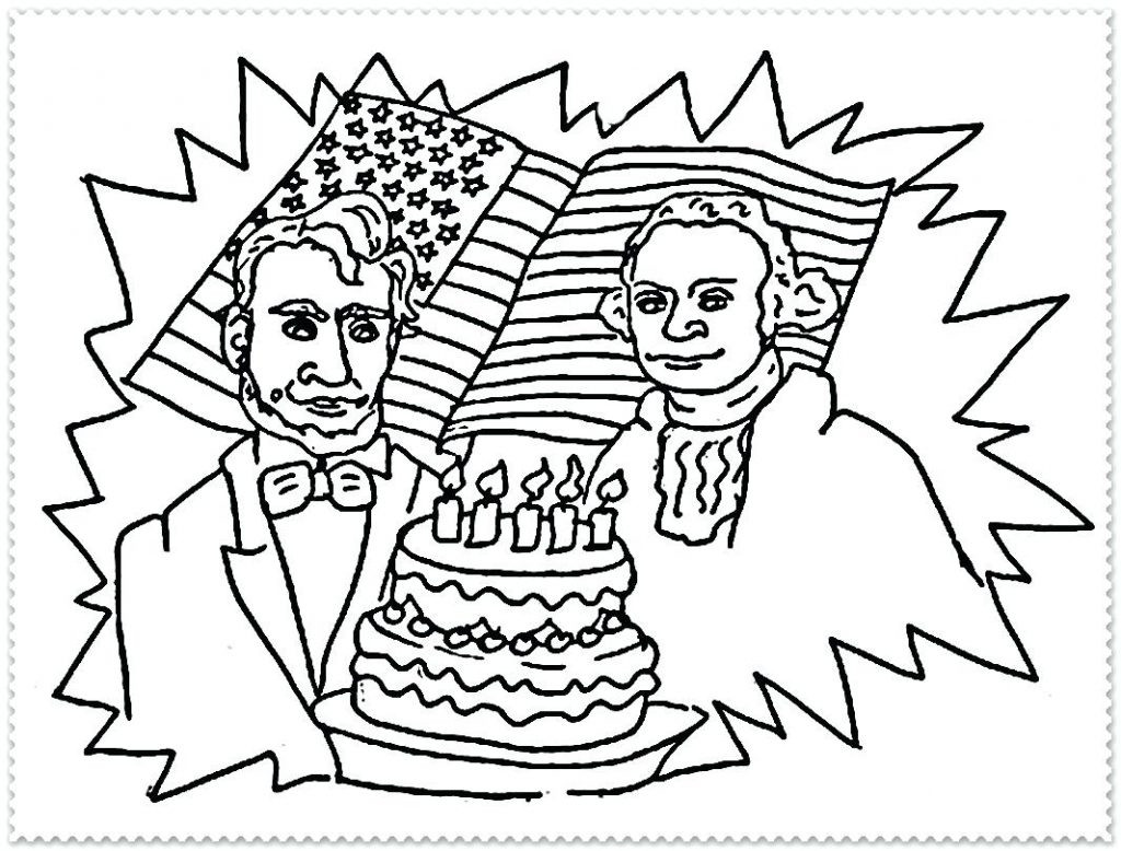 1024x778 Presidents Day Coloring Pages Printable Wagashiya