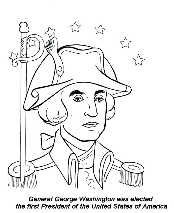 600x734 Coloring Pages Of Presidents Presidents Presidents Day Coloring