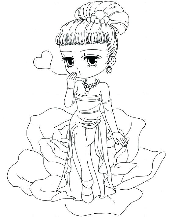 570x713 Pretty Girl Coloring Pages Pretty Coloring Pages Pretty Coloring