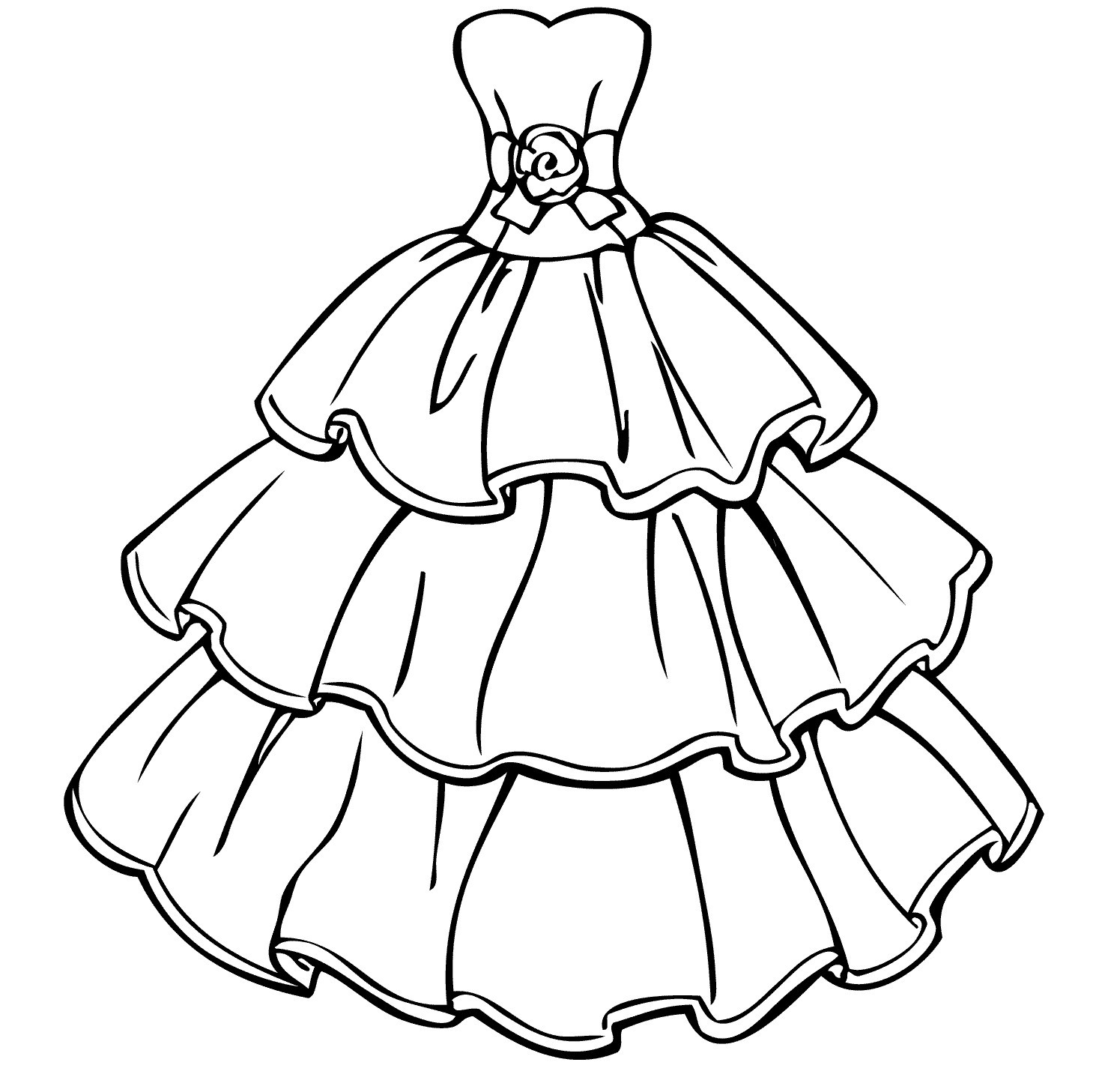 Coloring Pages For Girls Dresses Download Coloring For Kids 2018 1483x1457 Coloring Pages For Girls Dresses Download Coloring For Kids 2018