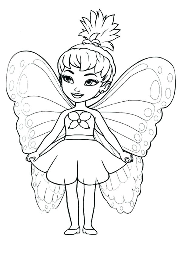 600x840 Fairy Color Pages Cute Fairy Coloring Pages Cute Little Fairies