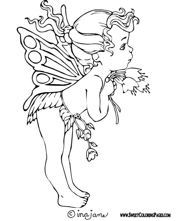 576x720 Baby Fairy Coloring Pages Fairy Coloring Pages Beautiful Printable