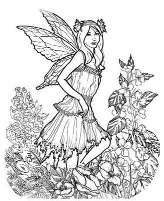 328x400 Classy Fairy Coloring Pages For Adults Colouring Color Bros
