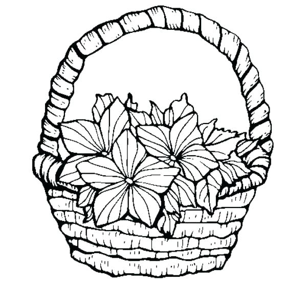 600x558 Beautiful Flower Coloring Pages Plain Ideas Pictures Of Flowers