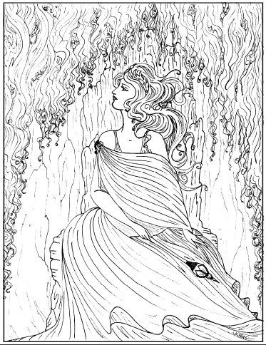 Pretty Girl Coloring Pages