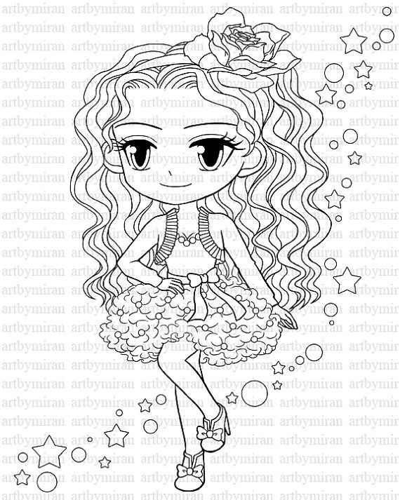 Pretty Coloring Pages For Girls Color Bros 570x713 Pretty Coloring Pages For Girls Color Bros