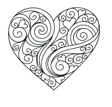 Heart Coloring Pages Coloring Page Of A Heart Human Heart 361x345 Heart Coloring Pages Coloring Page Of A Heart Human Heart