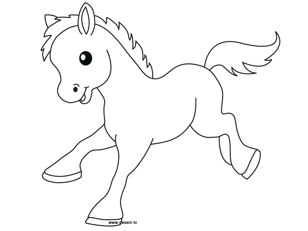 Baby Horse Coloring Pages 1024x768 Baby Horse Coloring Pages