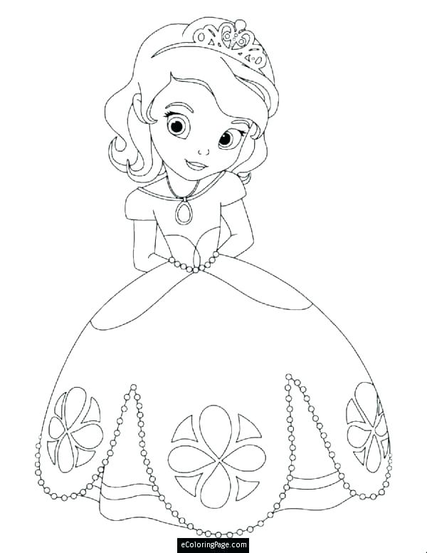 600x776 Pretty Princess Coloring Pages Princess Coloring Pages For Kids