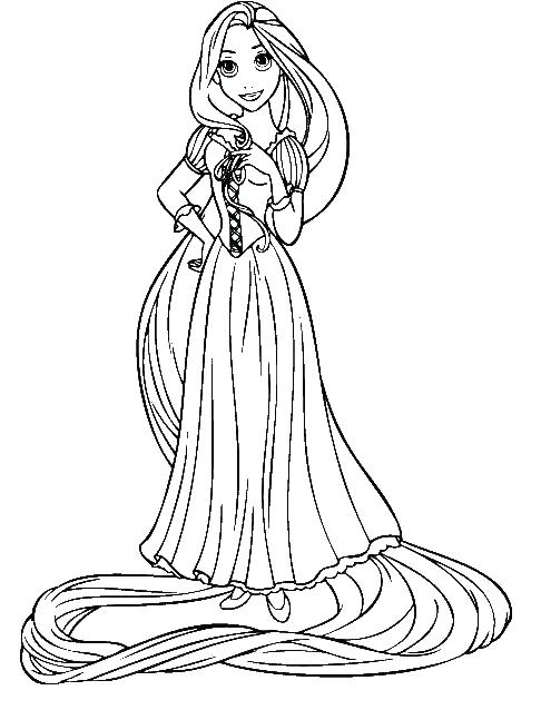 Pretty Princess Coloring Pages at GetColorings.com | Free printable ...