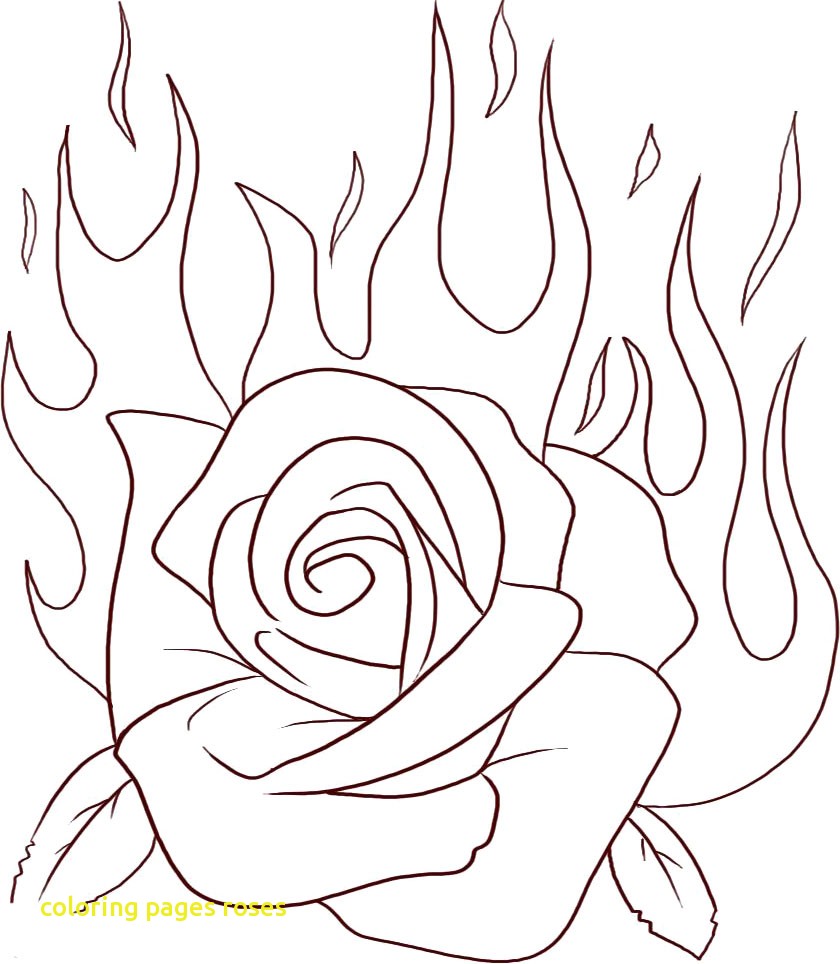 Great Red Roses Coloring Pages Beautiful For Rose 840x964 Great Red Roses Coloring Pages Beautiful For Rose