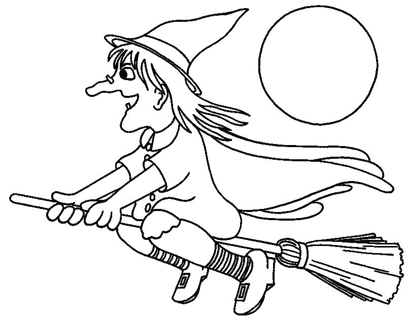 Pretty Witch Coloring Pages at GetColorings.com | Free printable ...