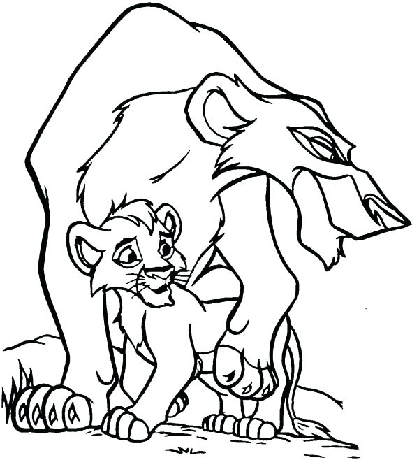 600x658 Lion King Coloring Pages Lion King 2 Simbas Pride Coloring Pages