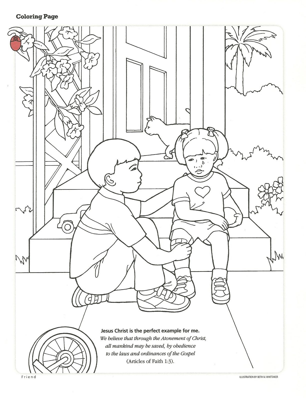 Lds Primary Coloring Pages Activity From The Friend, September 1226x1600 Lds Primary Coloring Pages Activity From The Friend, September