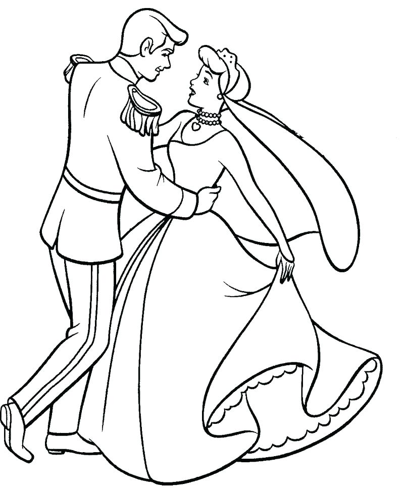 800x966 Dancing Coloring Pages Dance Coloring Sheets Prince Charming