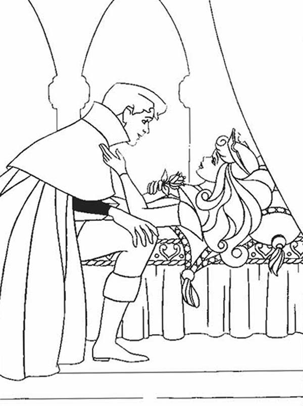 600x804 Princess Aurora Is Happy Prince Phillip Save Her In Sleeping