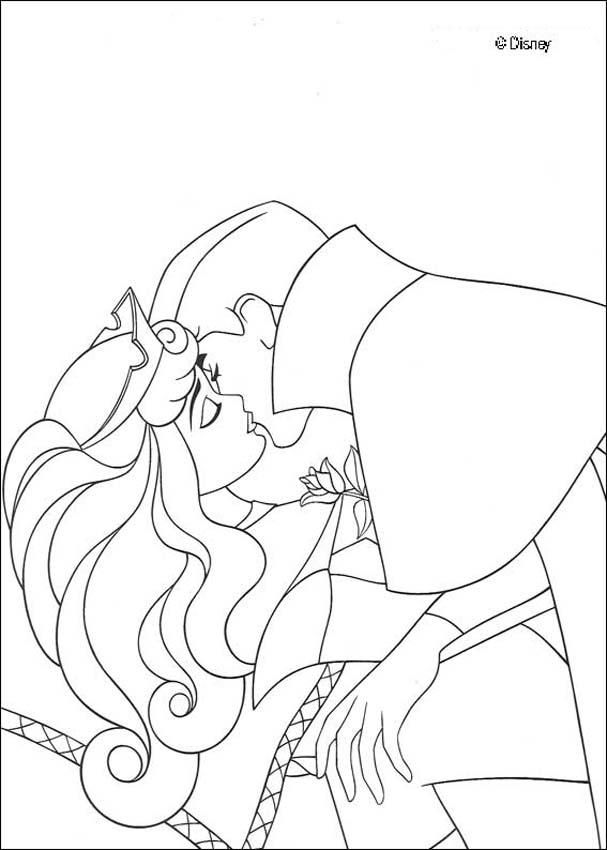 607x850 Sleeping Beauty Coloring Pages