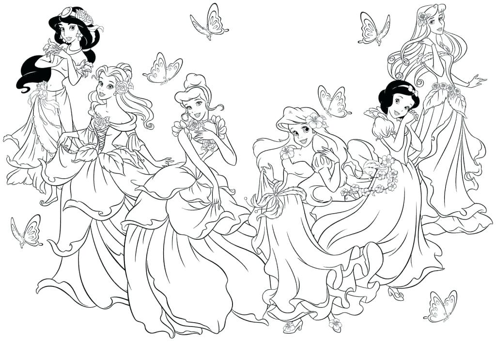 1024x706 Princess Print Out Coloring Pages