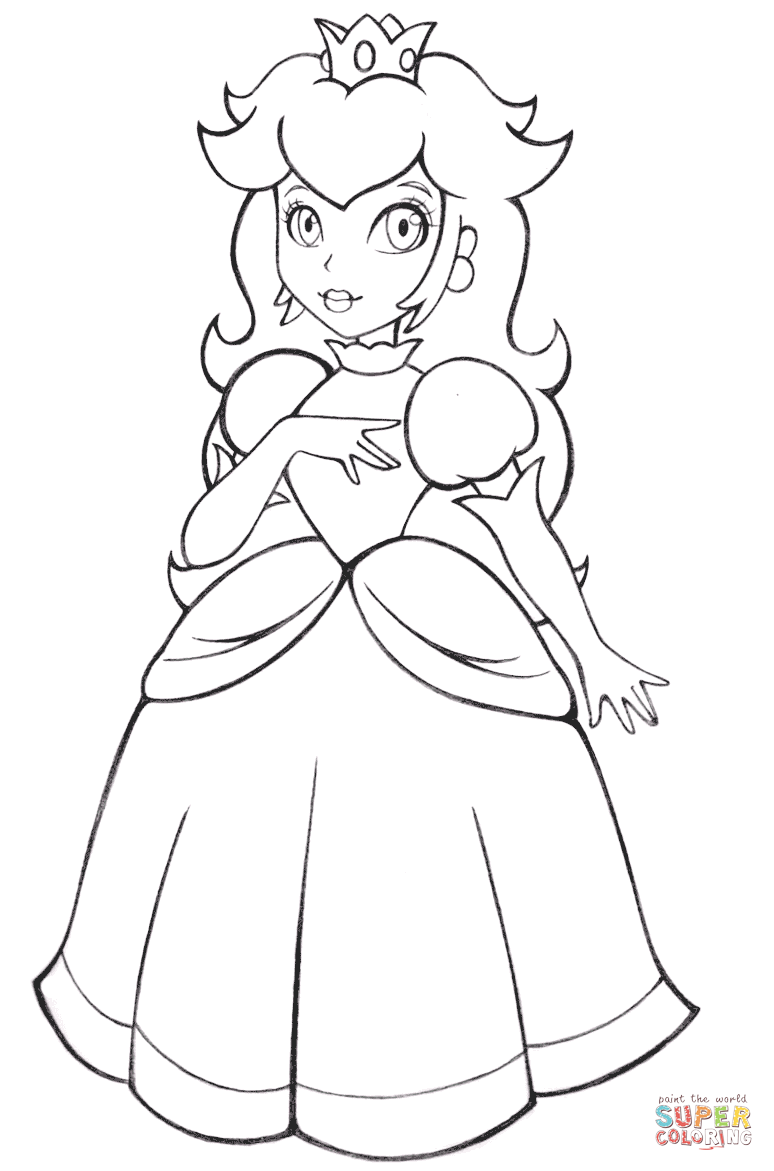 Profitable Mario Princess Peach Coloring Pages To Print Free 774x1171 Profitable Mario Princess Peach Coloring Pages To Print Free