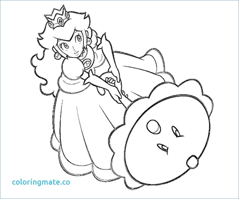 Baby Princess Peach Mario Coloring Pages 800x667 Baby Princess Peach Mario Coloring Pages