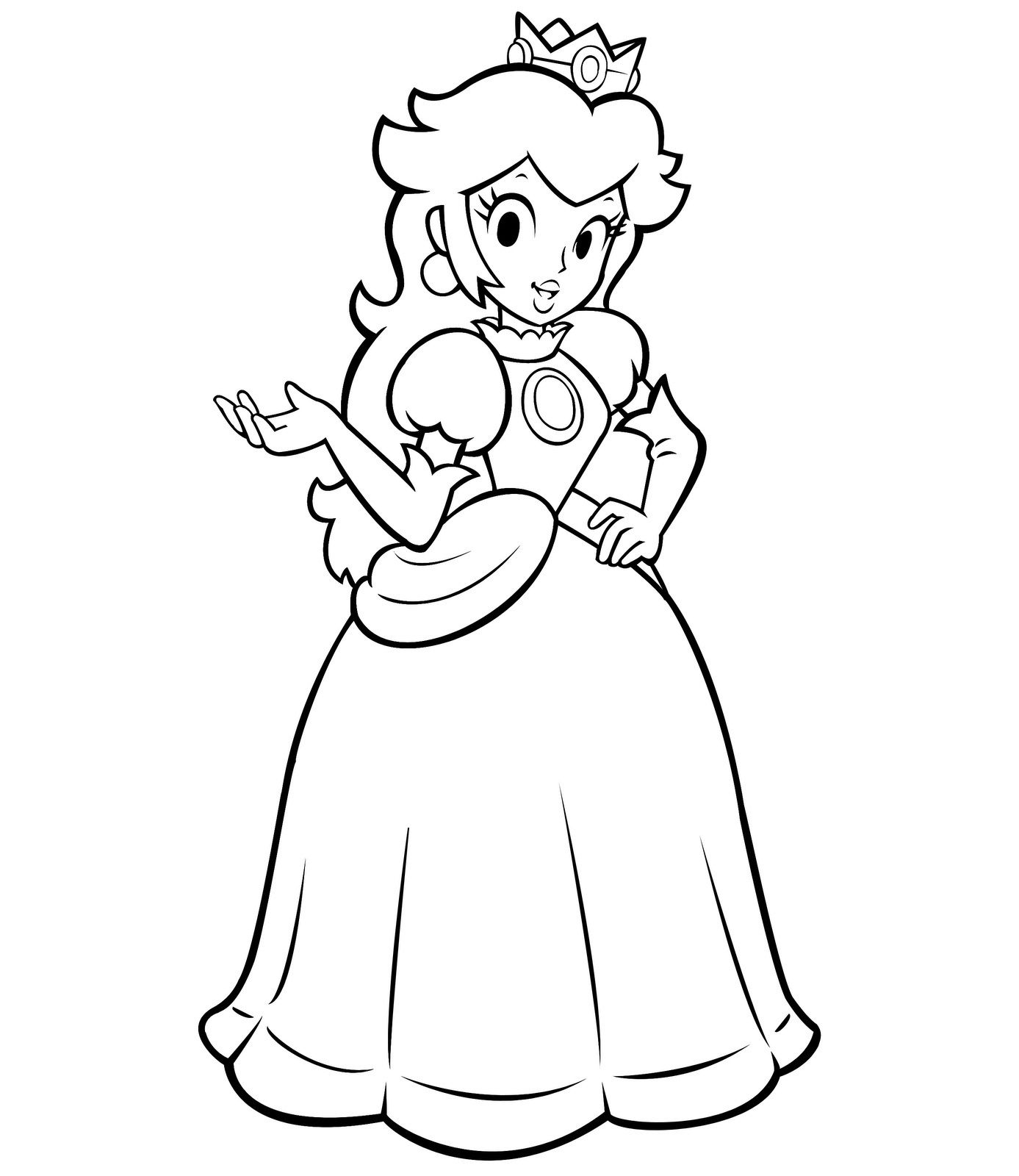 Free Princess Peach Coloring Pages For Kids Princess Peach 1387x1600 Free Princess Peach Coloring Pages For Kids Princess Peach