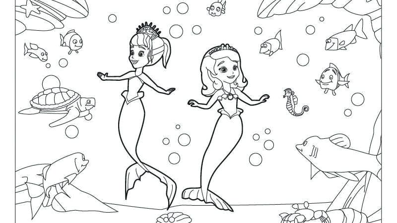 800x450 Sofia The First Coloring Pages Printable Princess Coloring Pages