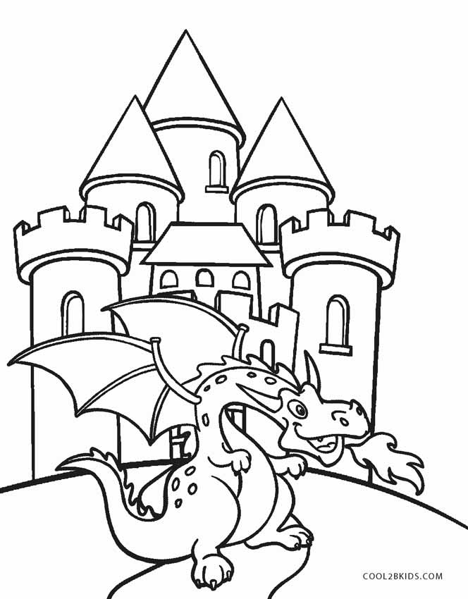 664x850 Printable Castle Coloring Pages For Kids Cool2bkids