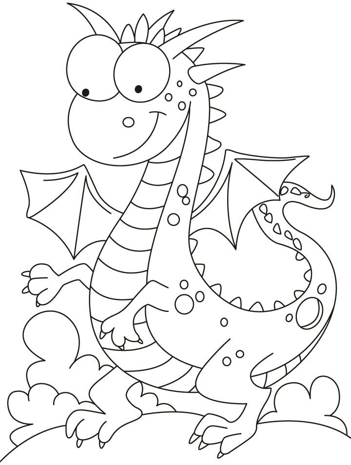 720x954 Comparatively A Kind Looking Dragon Coloring Pages Danny'S