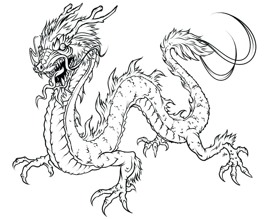 945x756 Dragon Color Pages Dragon Coloring Pages For Coloring Pages