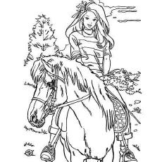 230x230 Top 50 Free Printable Barbie Coloring Pages Online
