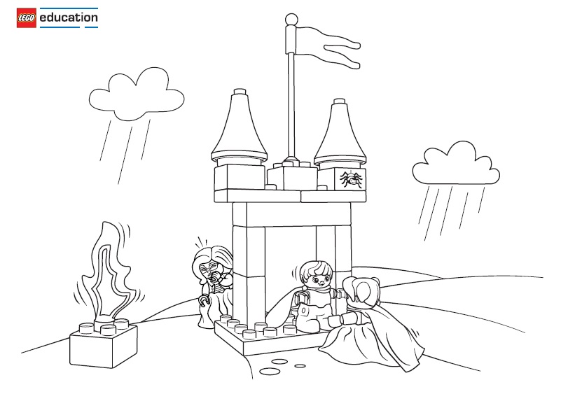 Preschool Coloring Pages Support Lego Education 821x573 Preschool Coloring Pages Support Lego Education
