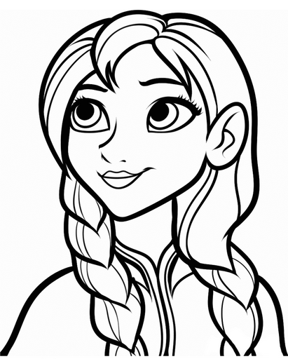 411x512 Frozen Anna Amp Coloring Book
