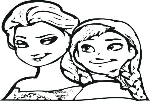 520x350 Inspirational Princess Coloring Pages Frozen And Frozen Coloring