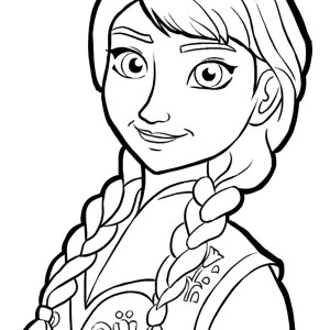 300x300 Queen Elsa And Princess Anna Is Going To Party Coloring Pages
