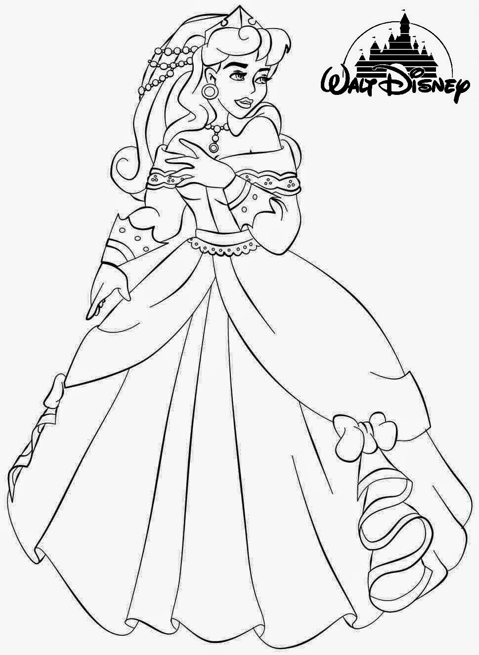 969x1325 Aurora Coloring Pages Cool Princess To Print 9646 Images With Page