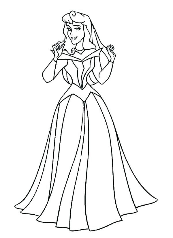 600x825 Aurora Coloring Pages Aurora Coloring Page Princess Aurora