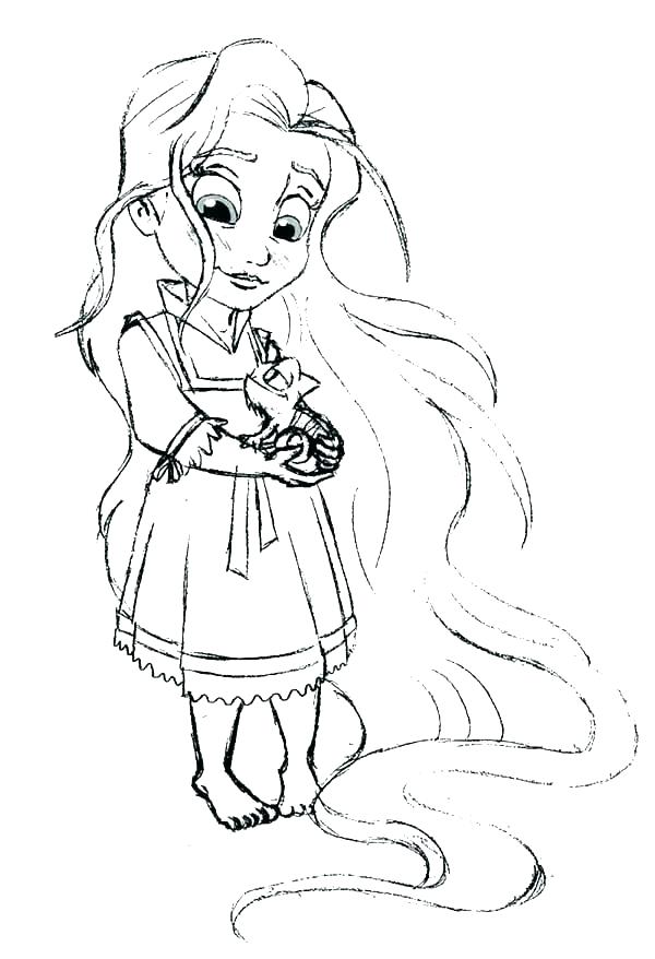 600x878 Rapunzel Coloring Page Princess Coloring Page Tangled Rapunzel