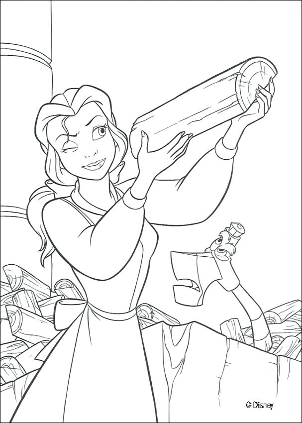 Coloring Pages Belle This Is Princess Page Pictures Large Size 607x850 Coloring Pages Belle This Is Princess Page Pictures Large Size