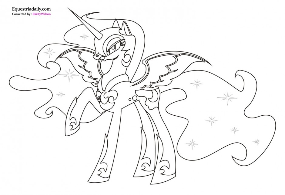 940x644 My Little Pony Princess Cadence Coloring Page Princess Cadence